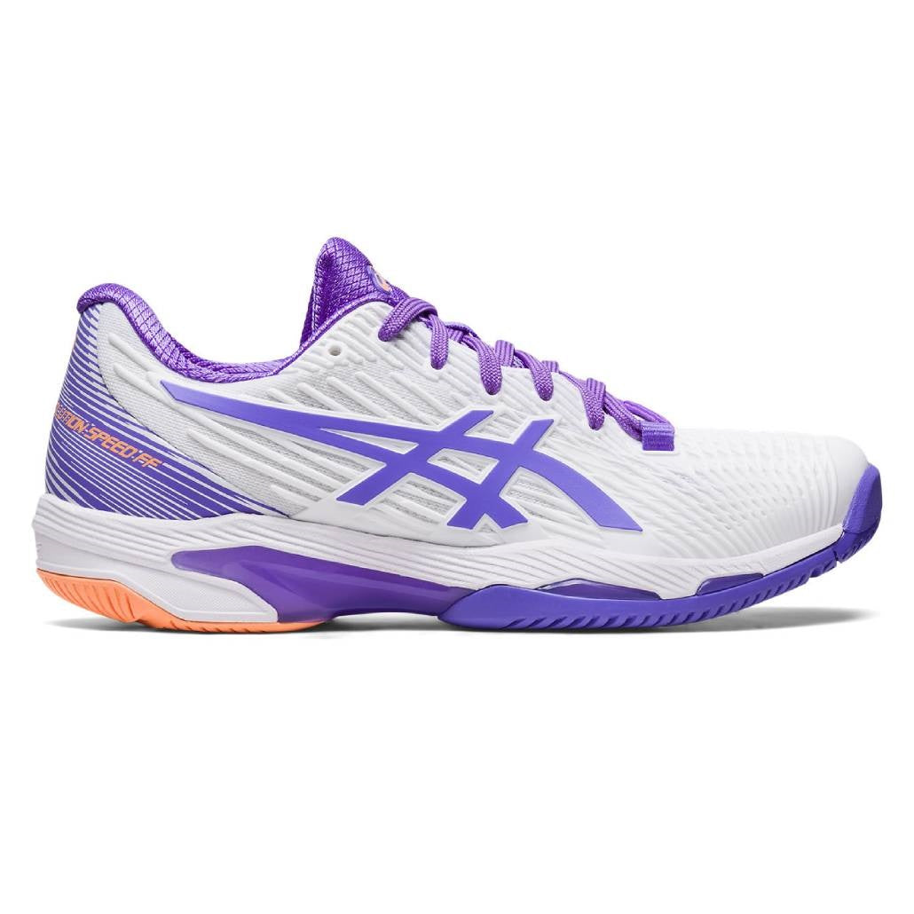 Asics Solution Speed FF 2 Women's Tennis Shoe (White/Purple) - RacquetGuys.ca