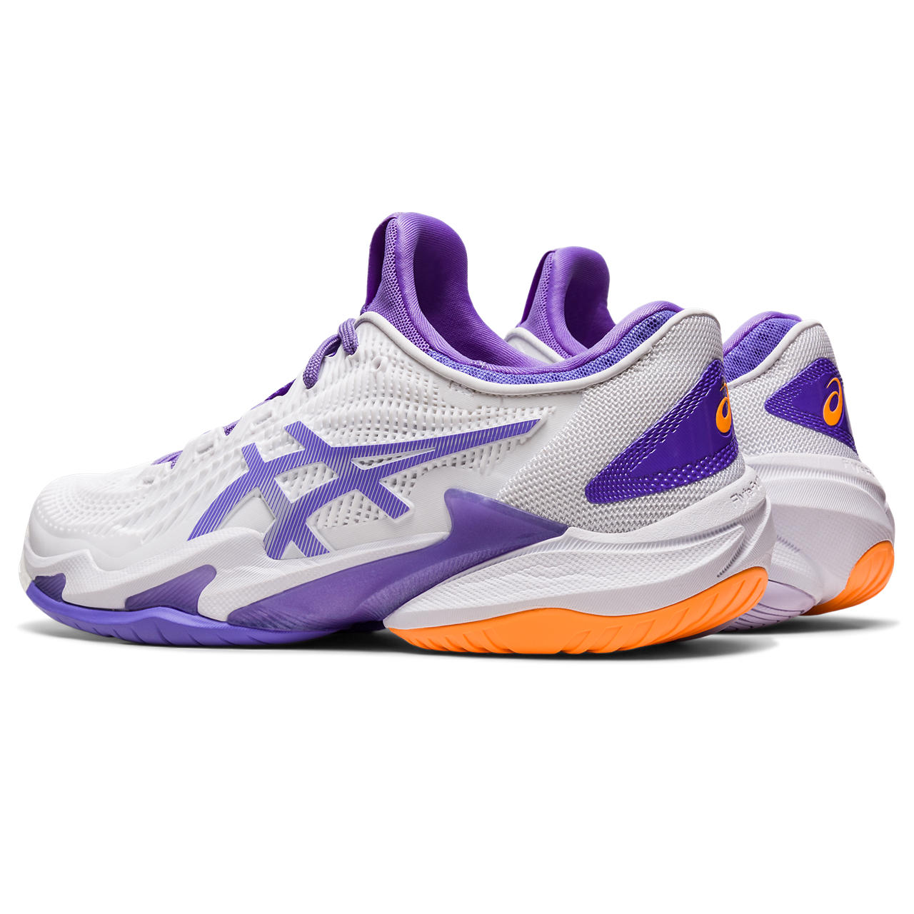 Asics Court FF 3 Women's Tennis Shoe (White/Purple) - RacquetGuys.ca
