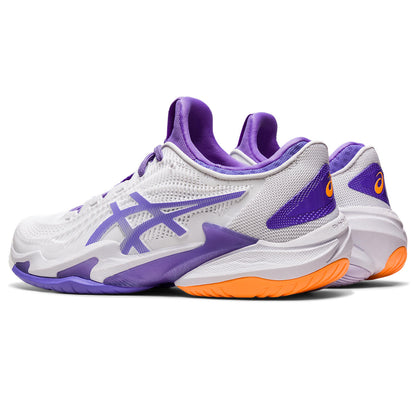 Asics Court FF 3 Women's Tennis Shoe (White/Purple) - RacquetGuys.ca