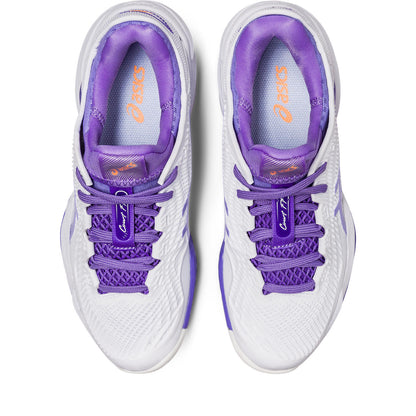 Asics Court FF 3 Women's Tennis Shoe (White/Purple) - RacquetGuys.ca