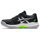Asics Gel Game 8 GS Junior Tennis Shoe (Black/Pure Silver) - RacquetGuys.ca