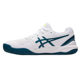 Asics Gel Resolution 9 GS Junior Tennis Shoe (White/Blue) - RacquetGuys.ca