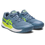 Asics Gel Resolution 9 GS Junior Tennis Shoe (Blue/Green) - RacquetGuys.ca