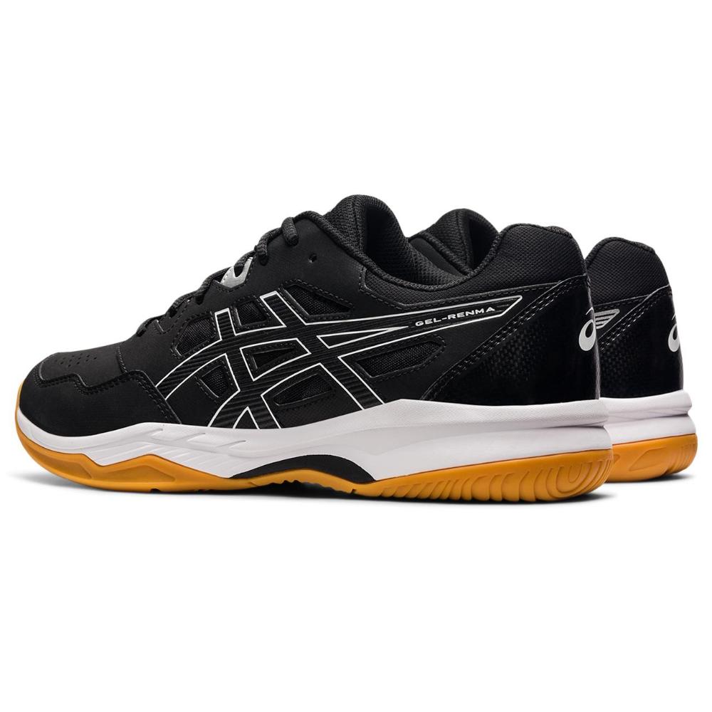 Asics Gel Renma Men's Indoor Court Shoe (Black/White) - RacquetGuys.ca