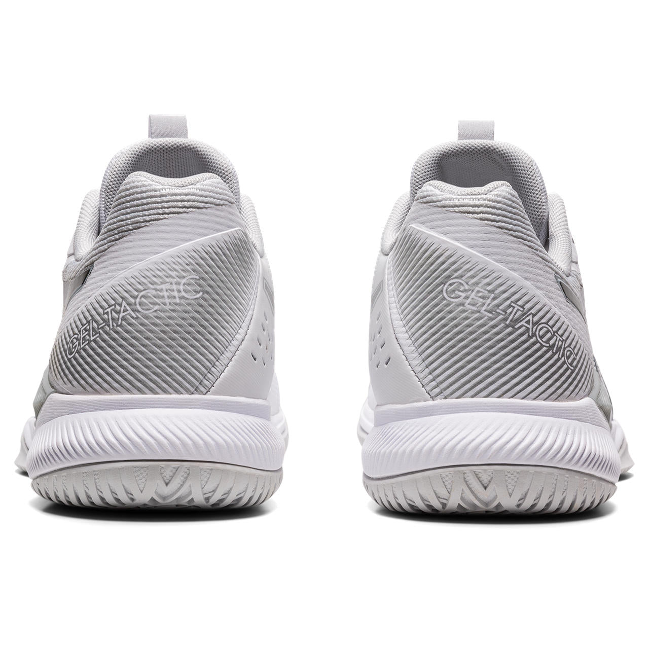 Asics Gel Tactic Women's Indoor Court Shoe (White/Silver) - RacquetGuys.ca