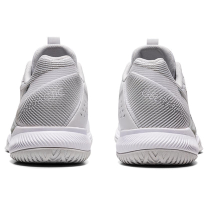 Asics Gel Tactic Women's Indoor Court Shoe (White/Silver) - RacquetGuys.ca