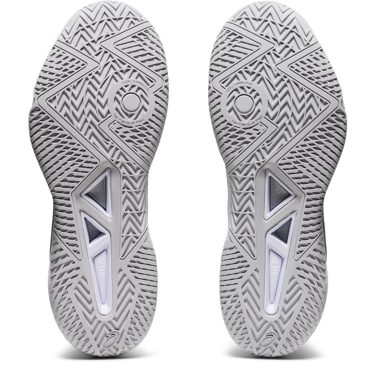 Asics Gel Tactic Women's Indoor Court Shoe (White/Silver) - RacquetGuys.ca