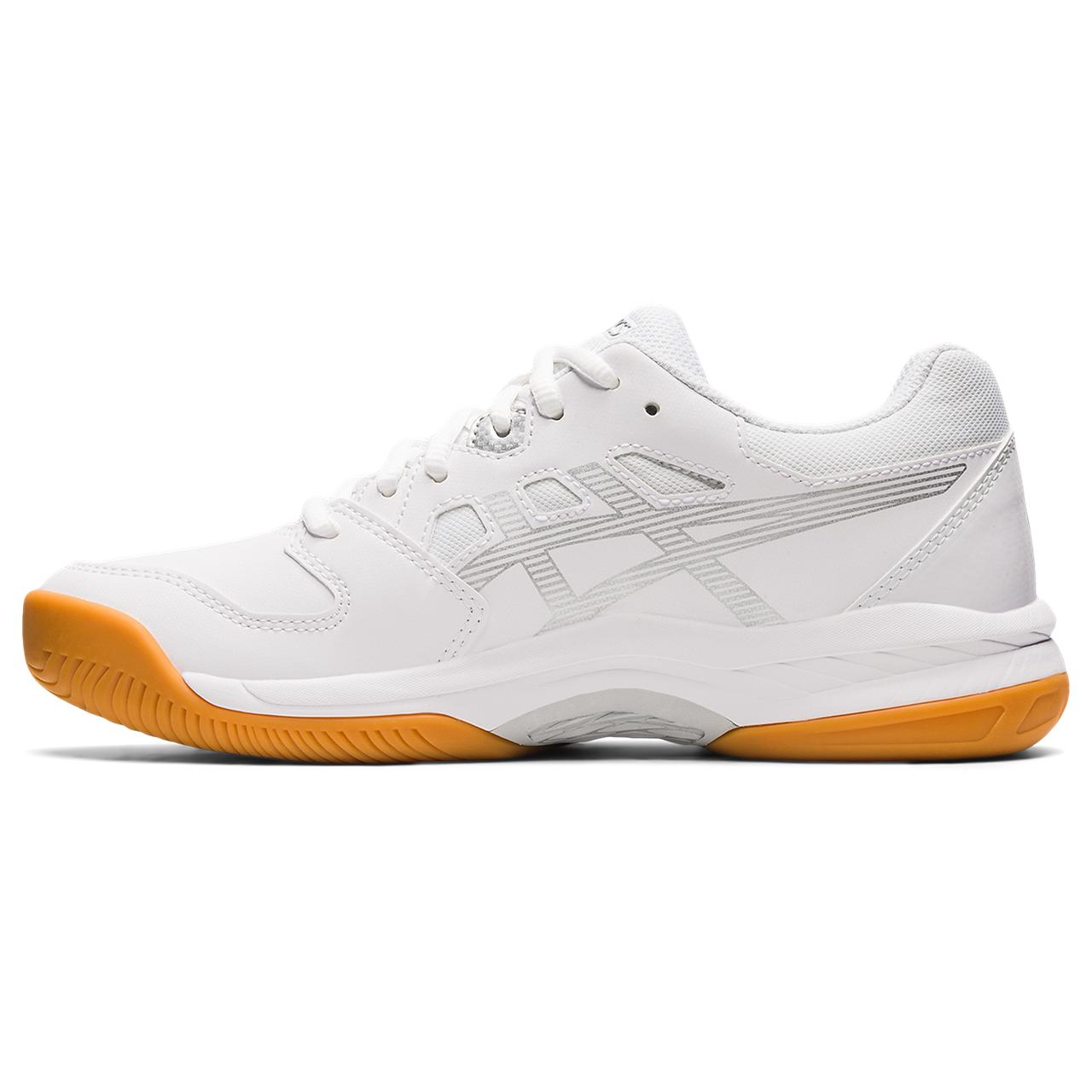 Asics Gel Renma Women's Indoor Court Shoe (White/Pure Silver) - RacquetGuys.ca