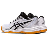 Asics Gel Upcourt 5 GS Junior Indoor Court Shoe (White/Black) - RacquetGuys.ca