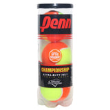 Penn Championship Extra Duty Two Tone Tennis Balls (Orange/Yellow)