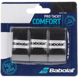 Babolat Pro Tacky Overgrip 3 Pack (Black)