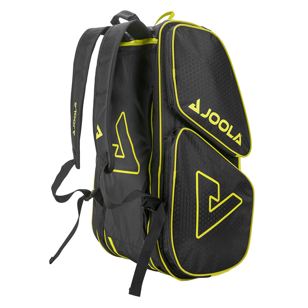 JOOLA Tour Elite Pickleball Bag (Black/Yellow) - RacquetGuys.ca