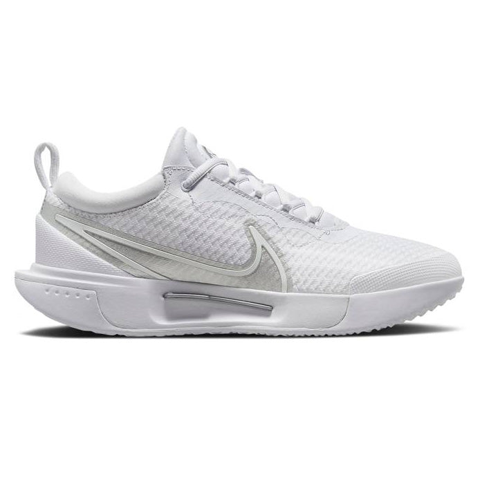Nike Court Zoom Pro Women's Tennis Shoe (White/Silver) - RacquetGuys.ca