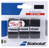 Babolat VS Original Overgrip 3 Pack (Black) - RacquetGuys.ca