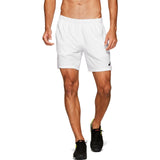 Asics Men's Club Shorts (White) - RacquetGuys.ca