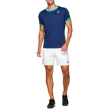 Asics Men's Club Shorts (White) - RacquetGuys.ca