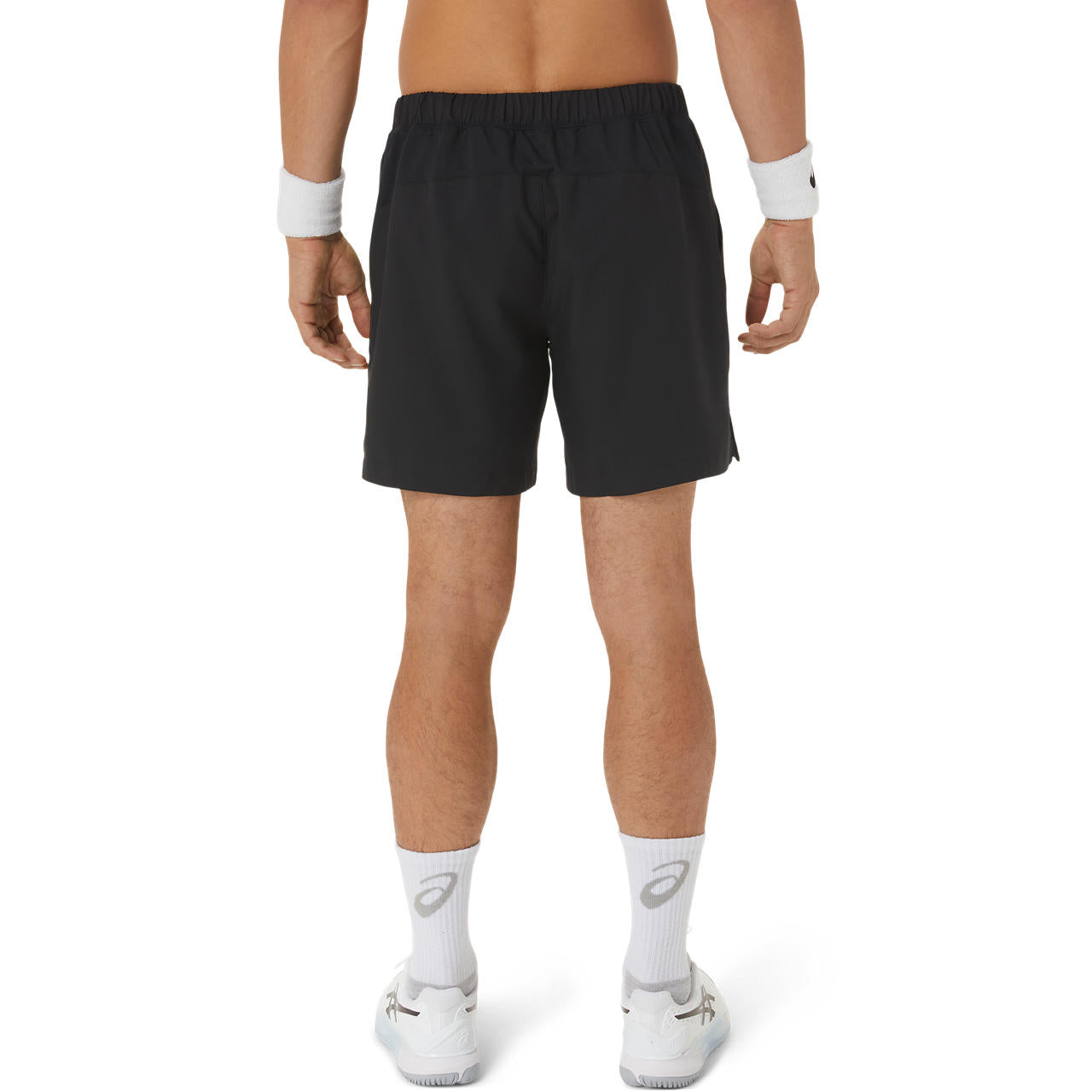 Asics Men's Court 7-Inch Shorts (Black) - RacquetGuys.ca
