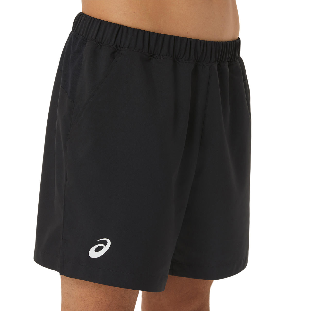 Asics Men's Court 7-Inch Shorts (Black) - RacquetGuys.ca