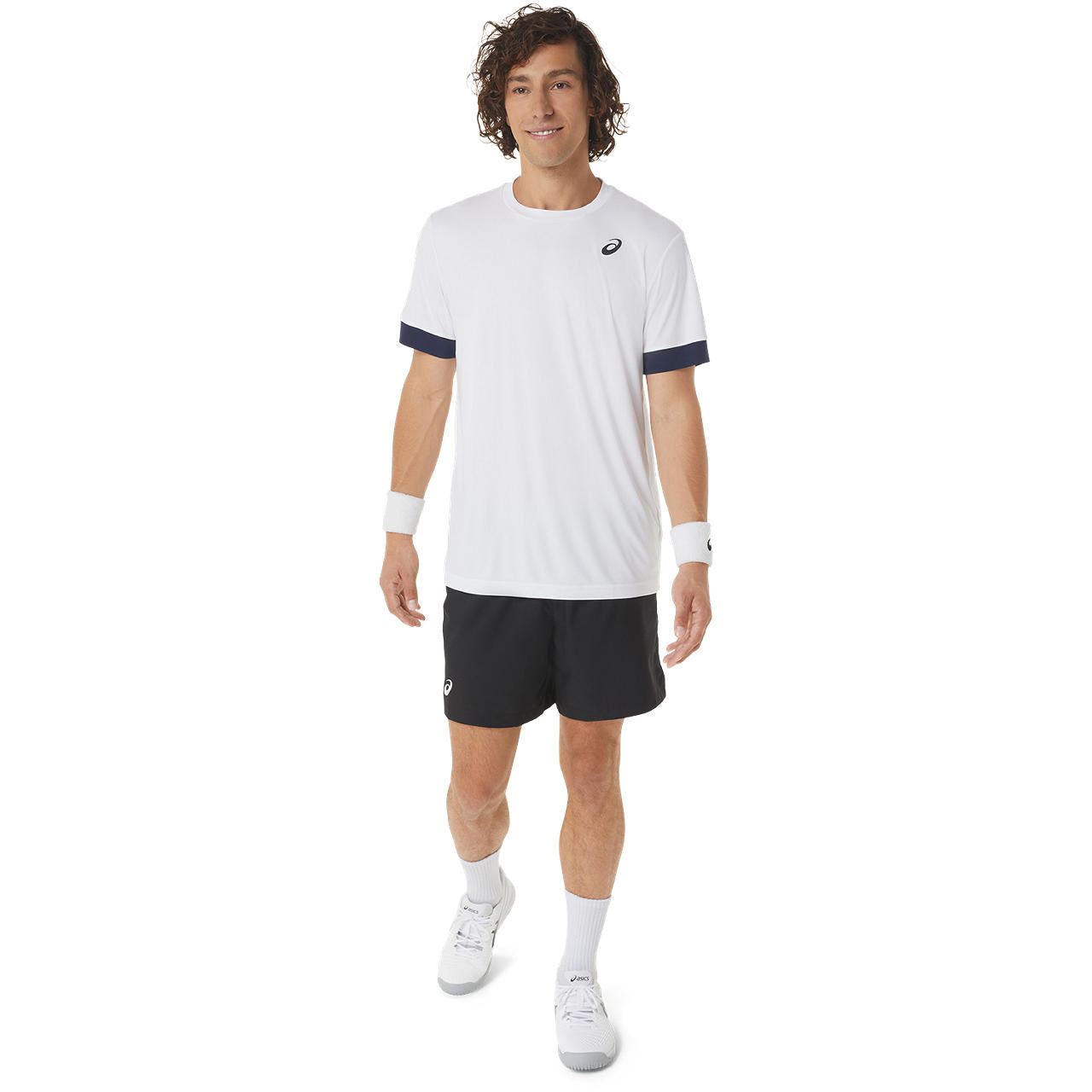 Asics Men's Court 7-Inch Shorts (Black) - RacquetGuys.ca