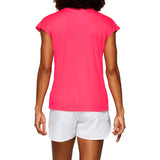Asics Women's Practice Graphic Short Sleeve (Laser Pink) - RacquetGuys.ca