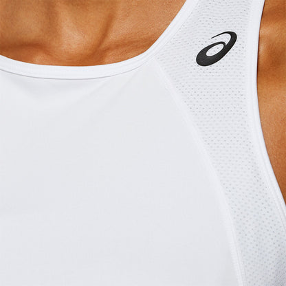 Asics Women's Club Tank Top (White) - RacquetGuys.ca