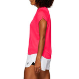 Asics Women's Practice Polo (Pink) - RacquetGuys.ca