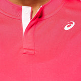 Asics Women's Practice Polo (Pink) - RacquetGuys.ca