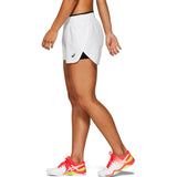 Asics Women's Practice Shorts (White) - RacquetGuys.ca