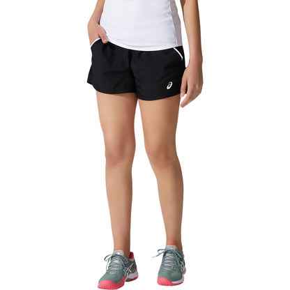 Asics Women's Court Shorts (Black) - RacquetGuys.ca