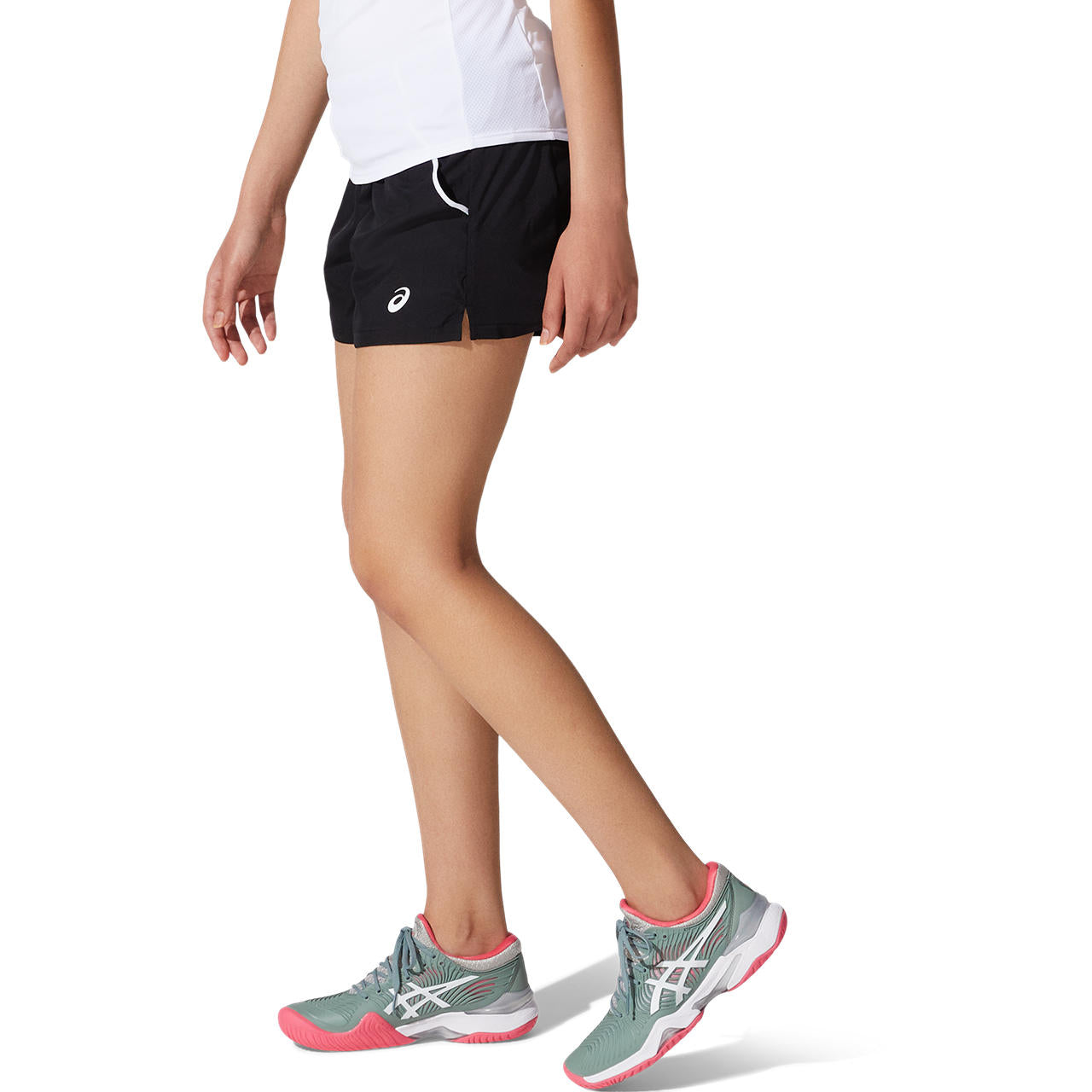 Asics Women's Court Shorts (Black) - RacquetGuys.ca