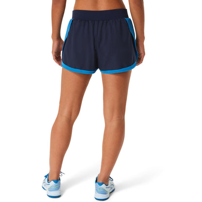 Asics Women's Match Short (Midnight/Hazard Green) - RacquetGuys.ca