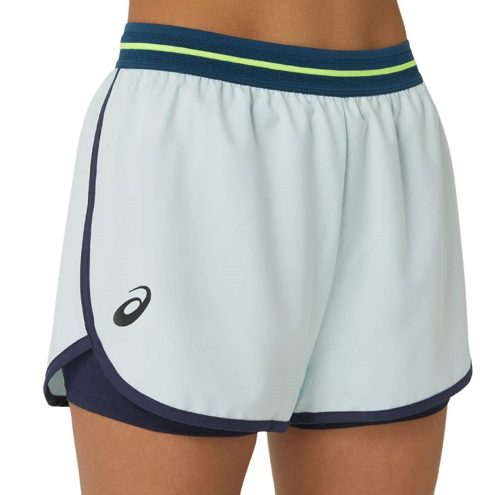 Asics Women's Match Short (Blue) - RacquetGuys.ca