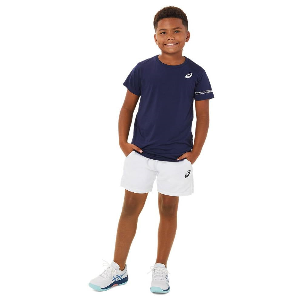 Asics Boy's Tennis SS Top (Peacoat) - RacquetGuys.ca