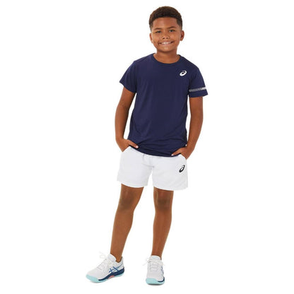 Asics Boy's Tennis SS Top (Peacoat) - RacquetGuys.ca