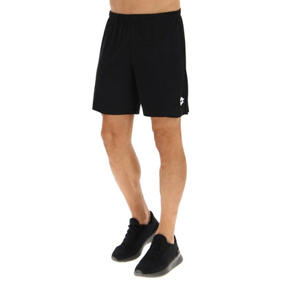 Lotto Men's 7-inch Short (Black) - RacquetGuys.ca