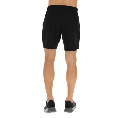 Lotto Men's 7-inch Short (Black) - RacquetGuys.ca