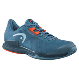 Head Sprint Pro 3.5 Men's Tennis Shoe (Blue/Orange)