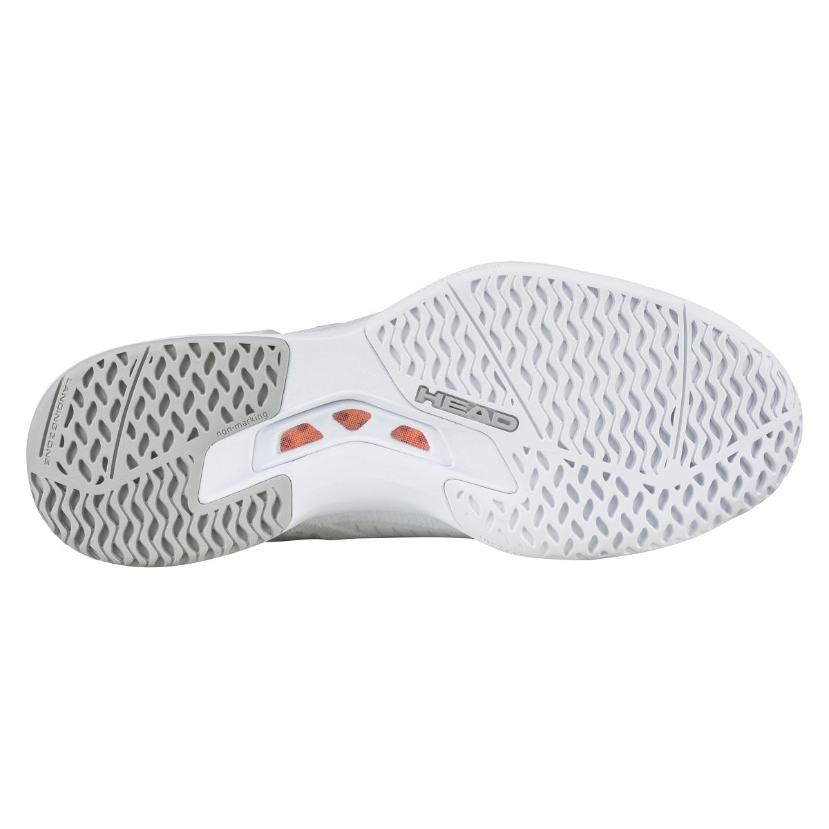 Head Sprint Pro 3.5 Women's Tennis Shoe (White/Iridescent) - RacquetGuys.ca