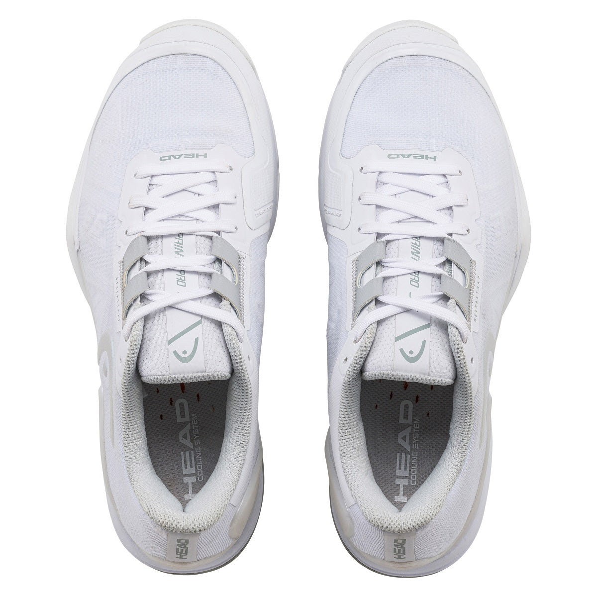 Head Sprint Pro 3.5 Women's Tennis Shoe (White/Iridescent) - RacquetGuys.ca