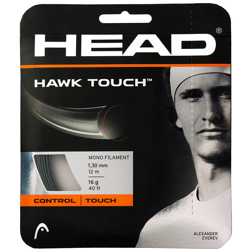 Head Hawk Touch 16 Tennis String (Anthracite) - RacquetGuys.ca