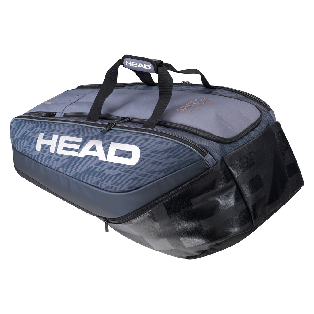Head Djokovic Monstercombi 12 Racquet Bag (Anthracite/Black) - RacquetGuys.ca