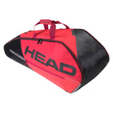 Head Tour Team Combi 6 Pack Racquet Bag (Black/Red) - RacquetGuys.ca