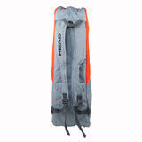 Head Radical Combi 6 Pack Racquet Bag (Grey/Orange) - RacquetGuys.ca