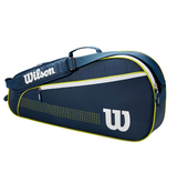 Wilson Junior 3 Pack Bag (Navy/White/Green) - RacquetGuys.ca