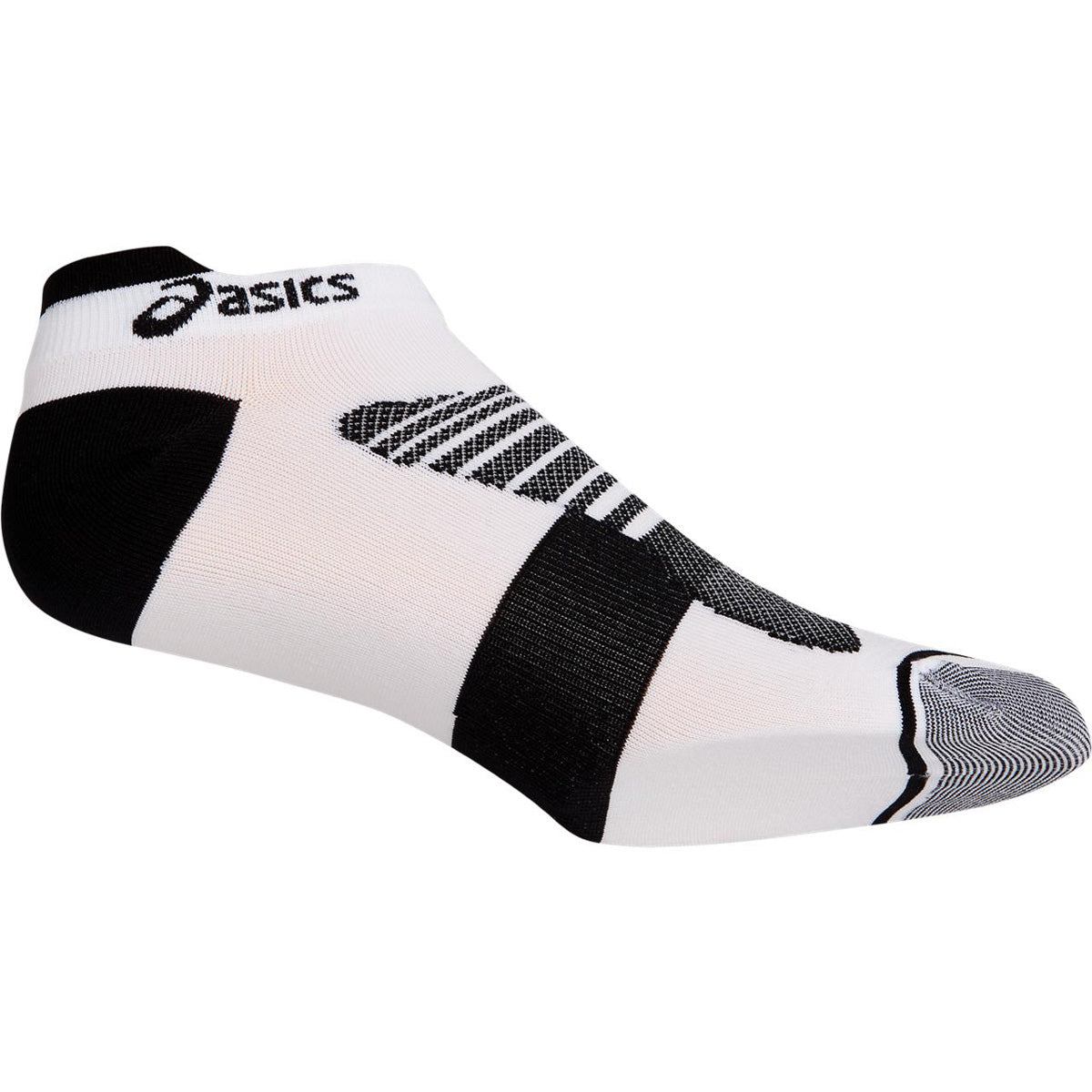 Asics Men's Quick Lyte Plus 3-Pack Socks (White/Perf Black) - RacquetGuys.ca