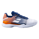 Babolat Jet Mach II AC Men's Tennis Shoe (White/Blue/Orange)