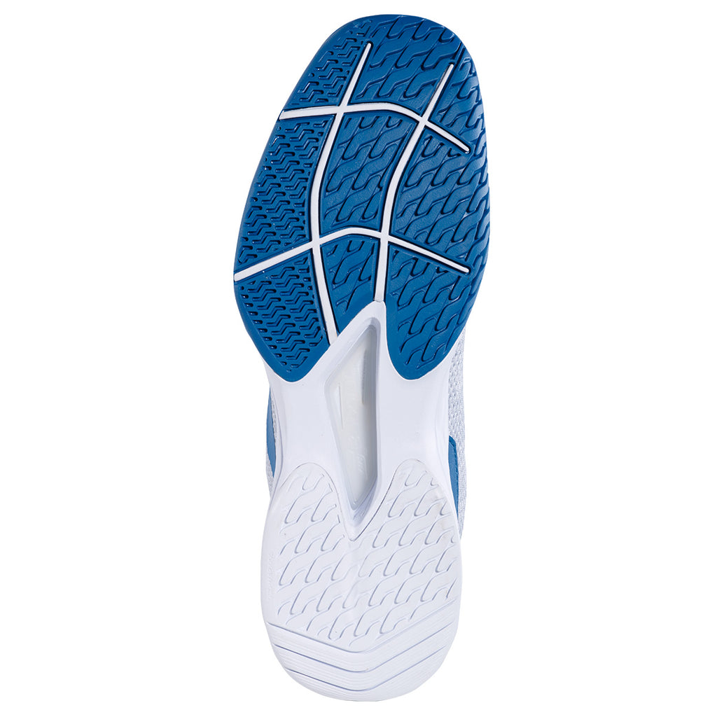 Babolat Jet Tere AC Men's Tennis Shoe (White/Blue) | RacquetGuys.ca
