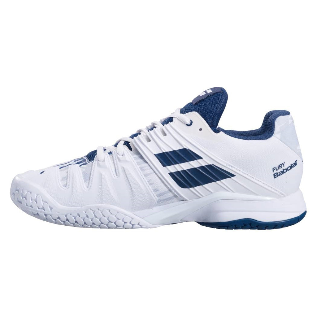 Babolat Propulse Fury AC Men's Tennis Shoe (White/Blue) | RacquetGuys.ca