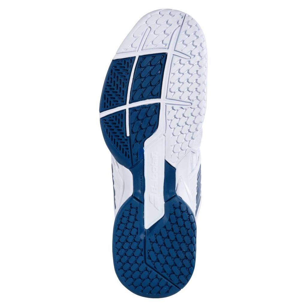 Babolat Propulse Fury AC Men's Tennis Shoe (White/Blue) - RacquetGuys.ca