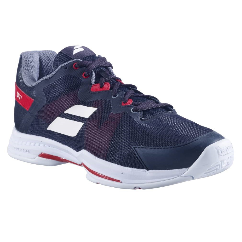 Babolat SFX 3 AC Men's Tennis Shoe (Black/Red) - RacquetGuys.ca